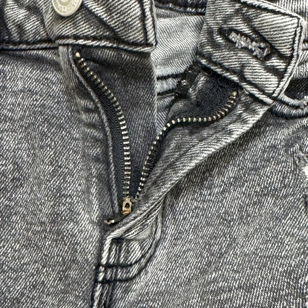 Zara Gray Denim Pants